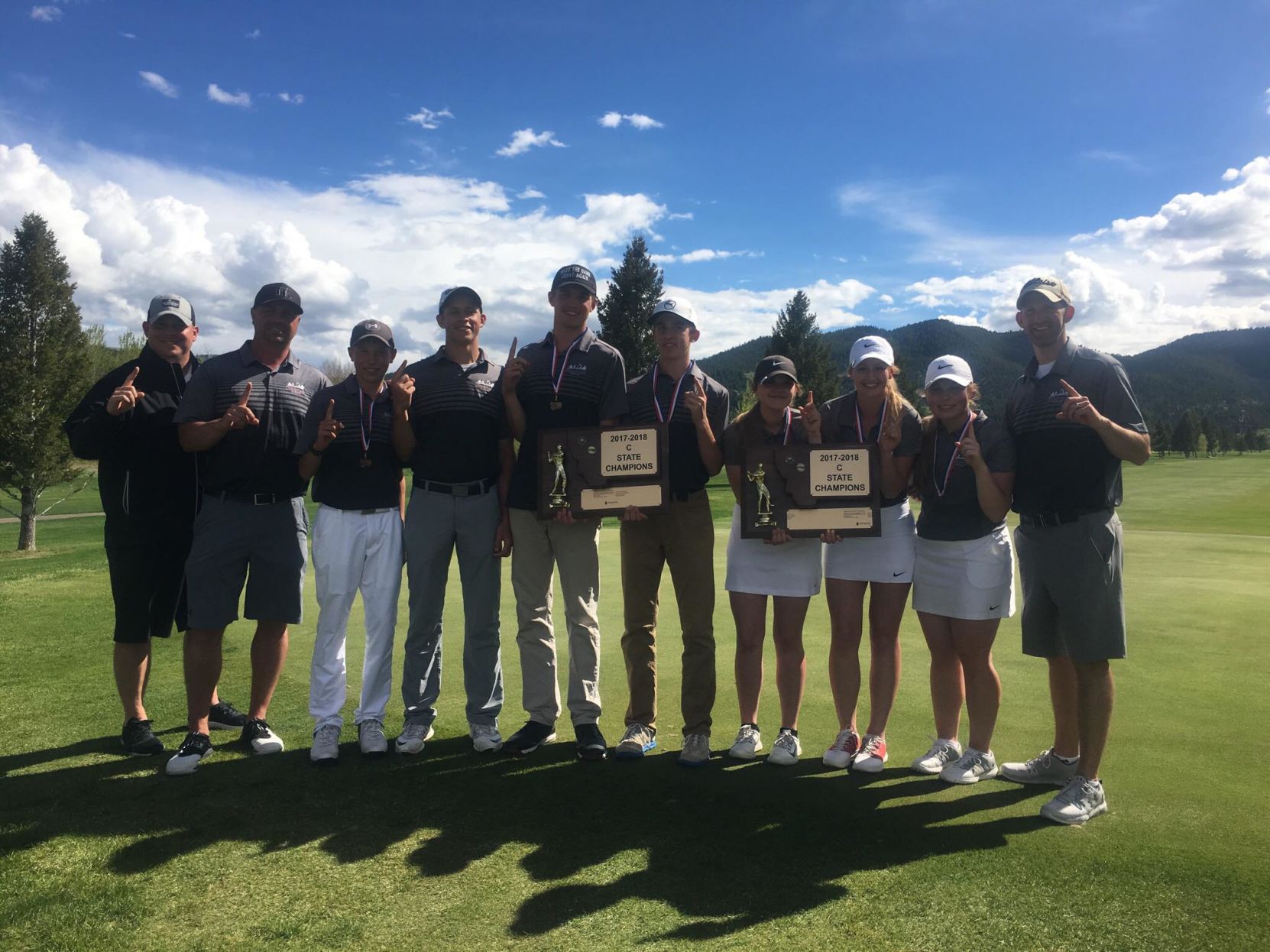 Class C Boys and Girls golf - Manhattan Christian Eagles